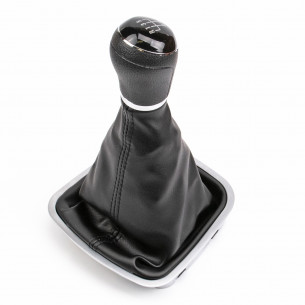 VW Polo 5 V 6C 12mm Gear Knob Shift Boot Frame 5 Speed - Aftermarket