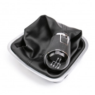 VW Polo 5 V 6C 12mm Gear Knob Shift Boot Frame 5 Speed - Aftermarket