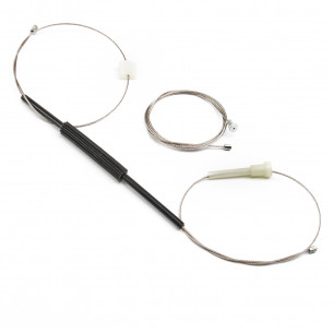 Window Regulator Repair Set Rear Left For BMW - Aftermarket