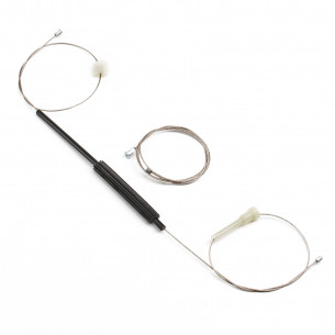 Window Regulator Repair Set Rear Right For BMW - Aftermarket